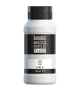 Farba akrylowa płynna Liquitex Basics 118ml Silver